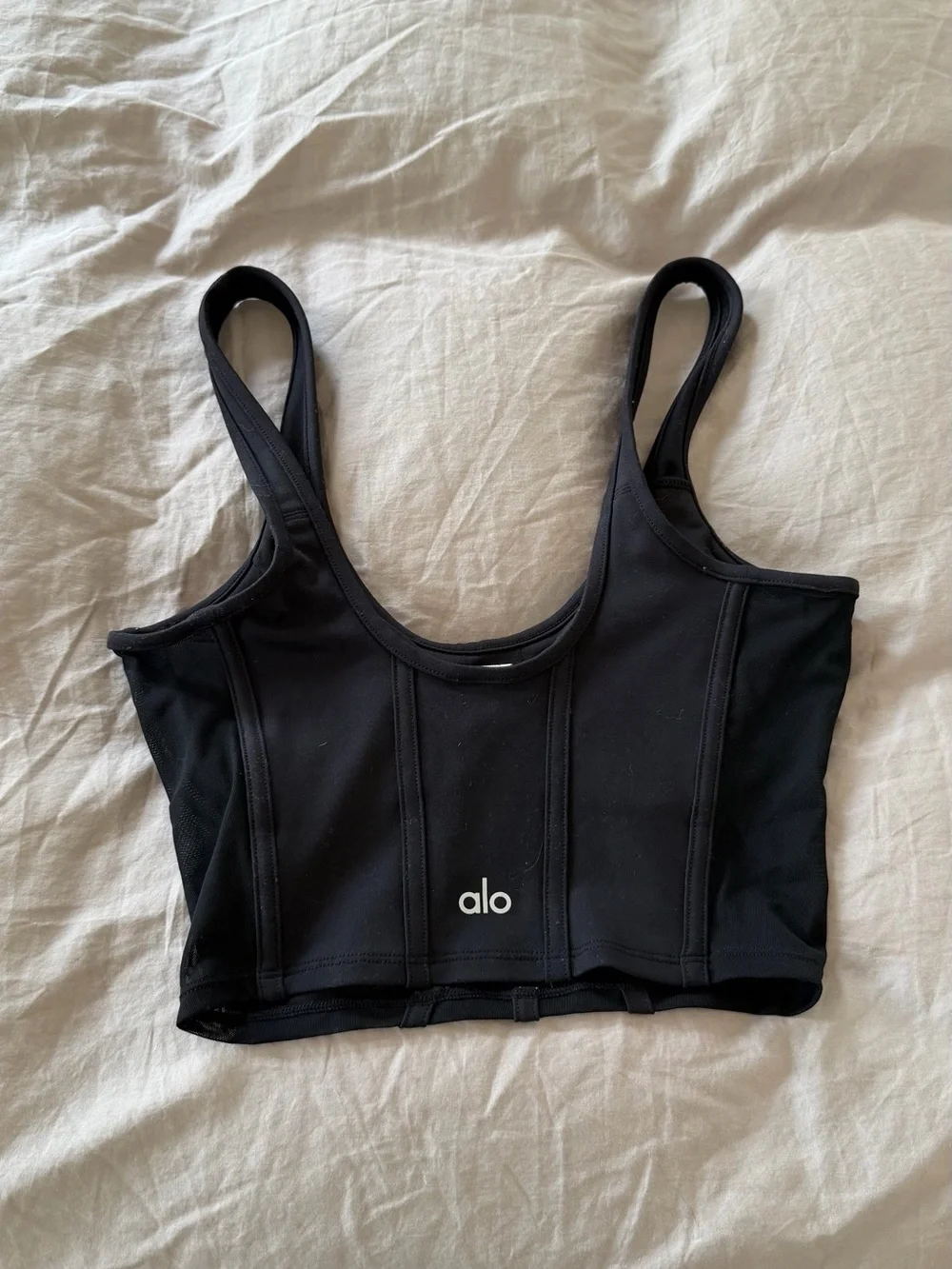 ALO Yoga Black Sculpting Sports Bra